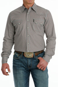 CINCH Men's Print Modern Fit Western Button-Down Shirt