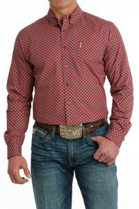 CINCH Men's Modern Fit Print Button-Down Shirt