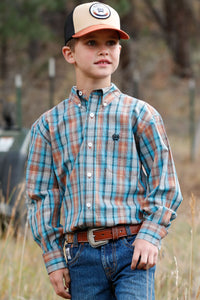 CINCH Boy's Button-Down Western Shirt