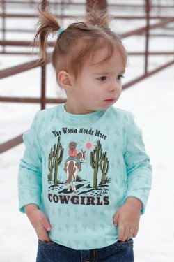 CRUEL GIRL Toddler "The World Needs More Cowgirls" Tee