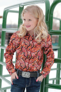 Cruel Girl Girl's Snap Western Shirt