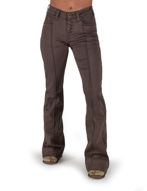 COWGIRL TUFF Women's Chocolate Trouser