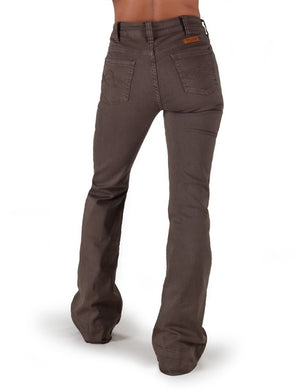 COWGIRL TUFF Women's Chocolate Trouser
