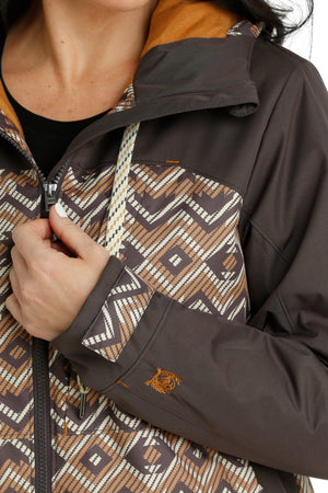 CINCH Women's Southwest Print Ski Coat - Grey