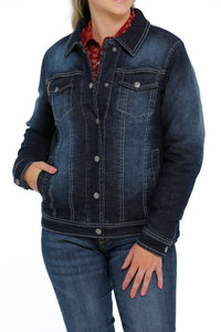 CINCH Women's Denim Lined Trucker Jacket