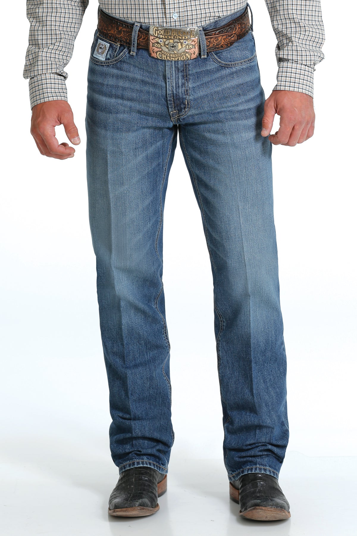 CINCH Men's Relaxed Fit White Label- Medium Wash