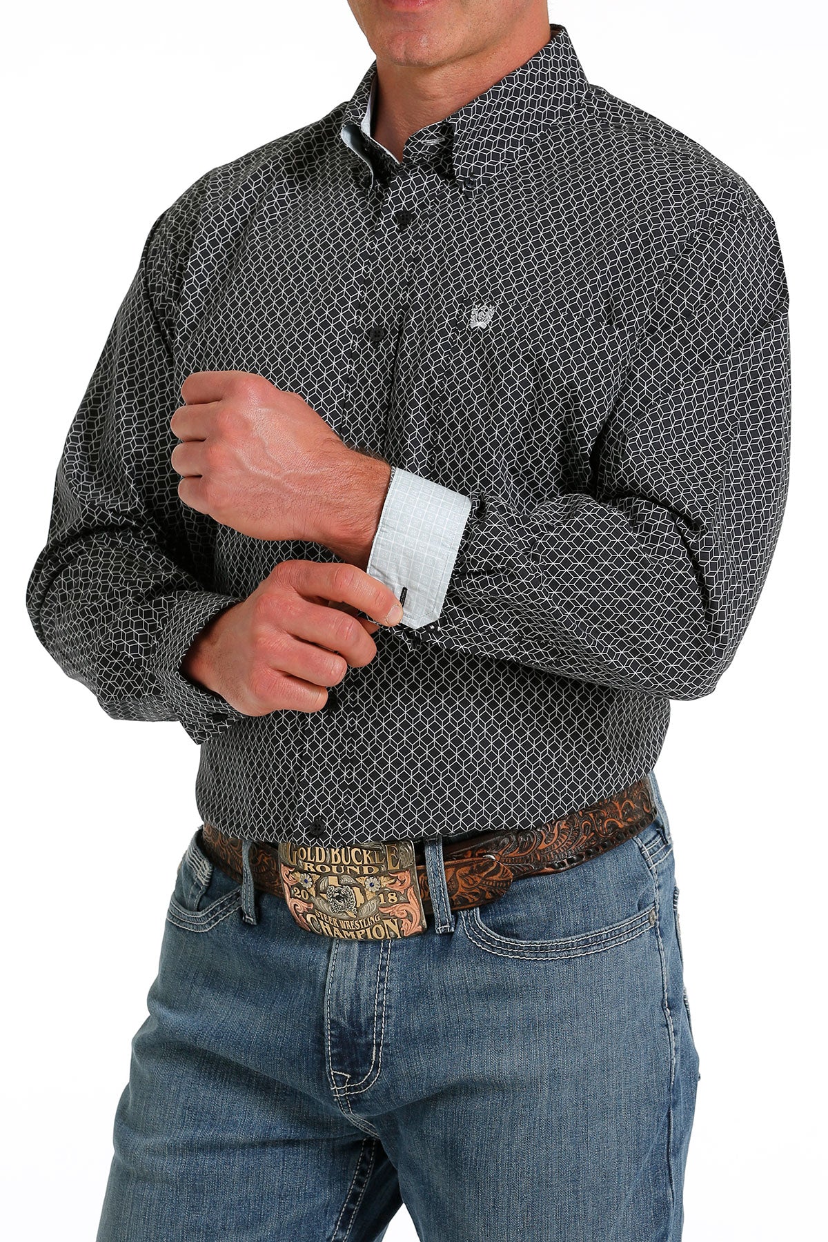 CINCH Men's Button Down Long Sleeve Western Shirt
