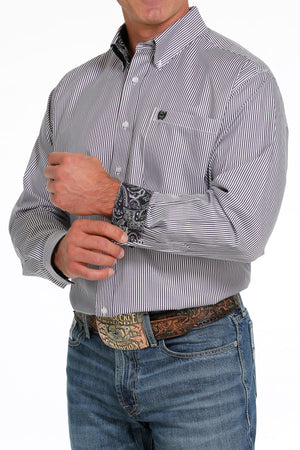 CINCH Men's Stripe Button-Down Western Shirt