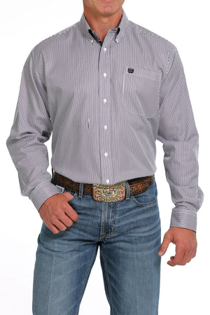 CINCH Men's Stripe Button-Down Western Shirt