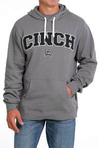 CINCH Men's Grey Pullover Hoodie