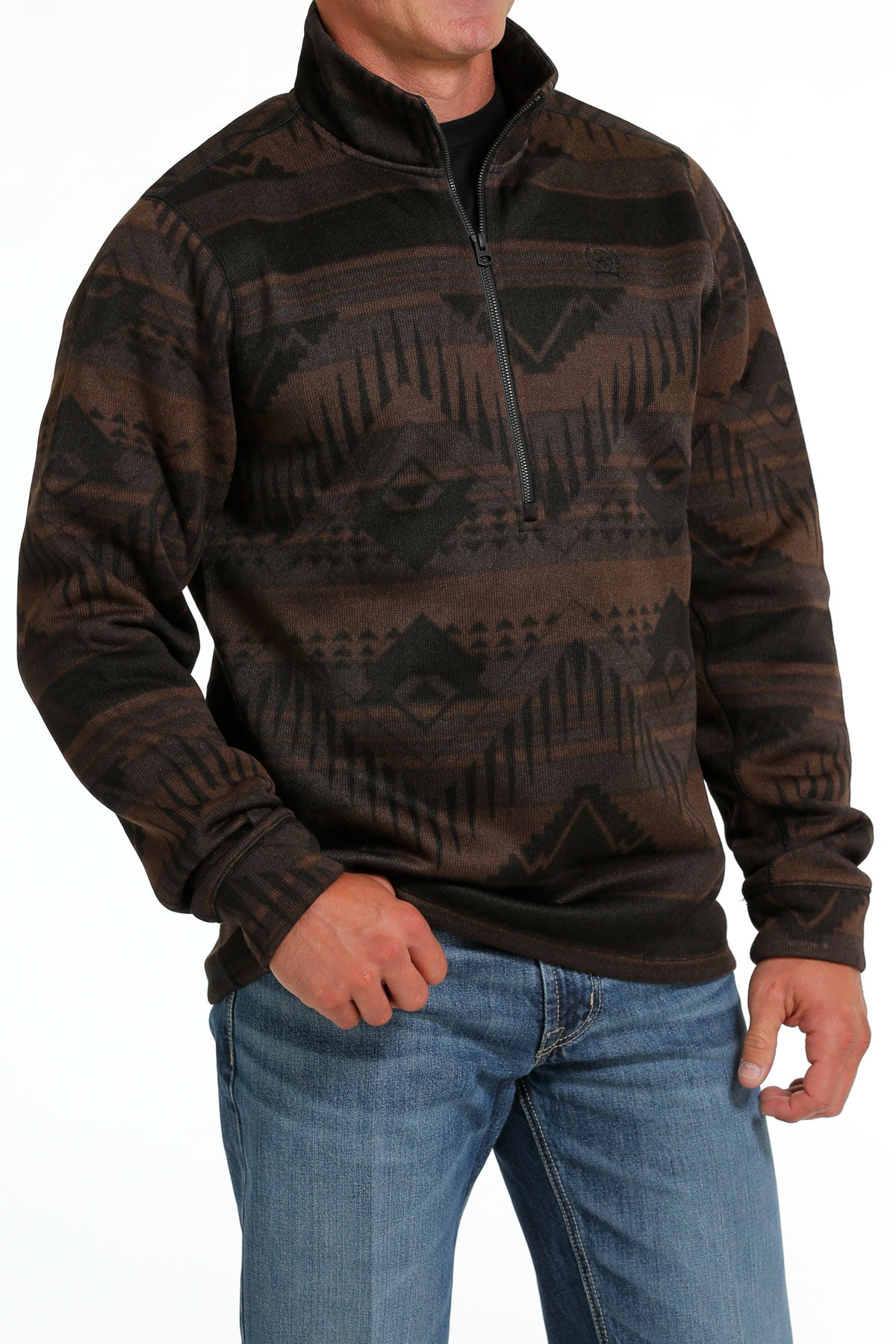 CINCH Men's Half Zip Sweater
