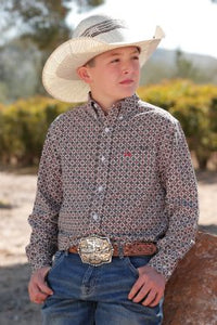 CINCH Arenaflex Boy's Button-Down Western Shirt