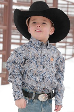 CINCH Toddler/Infant Button-Down Western Shirt