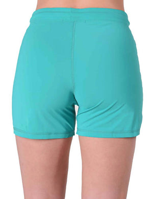 COWGIRL TUFF Ladies Turquoise Breathe Instant Cooling UPF Shorts