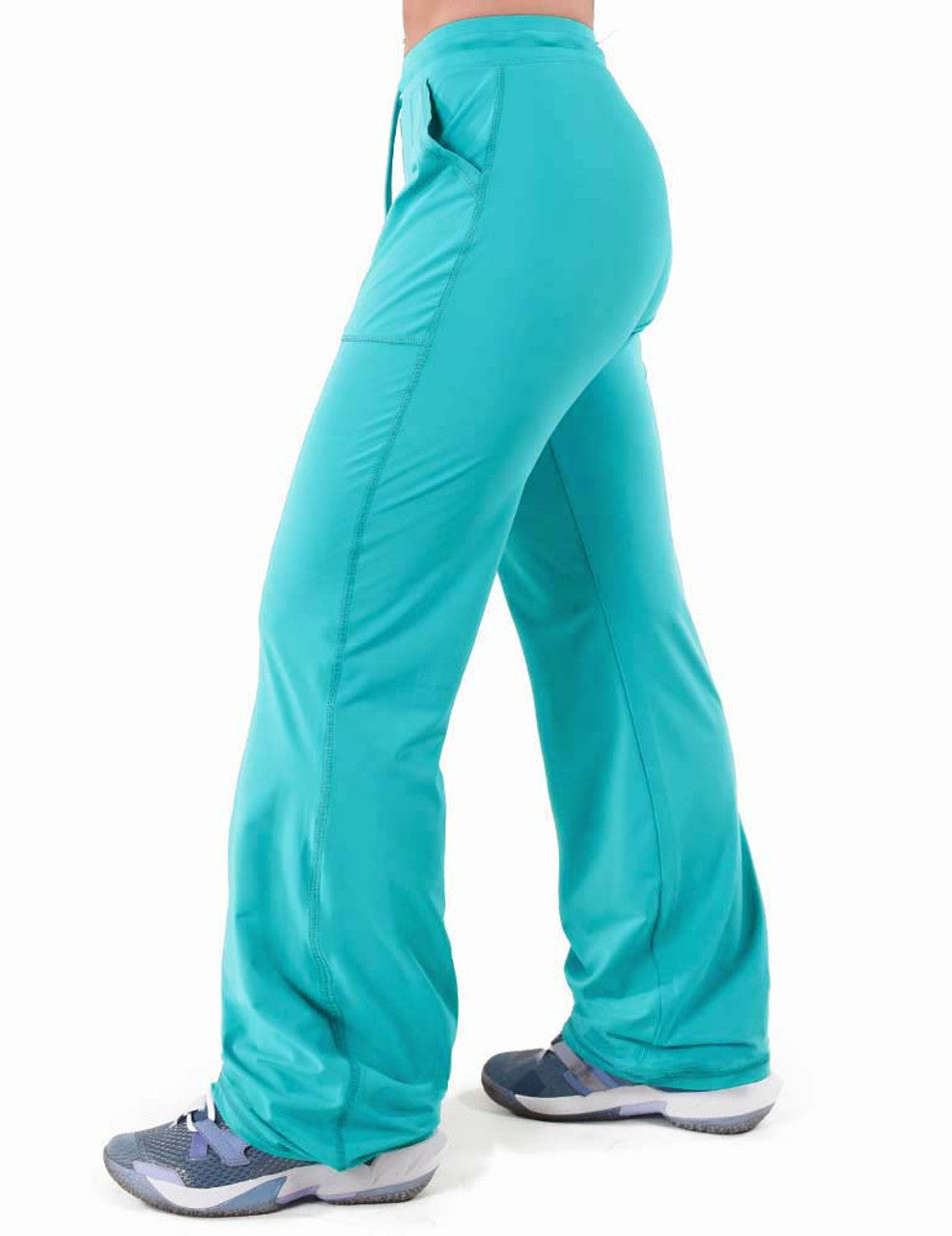 COWGIRL TUFF Ladies Turquoise Breathe Instant Cooling UPF Pants