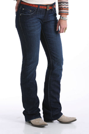 CRUEL GIRL Women's Abby Boot Cut - Rinse Jeans