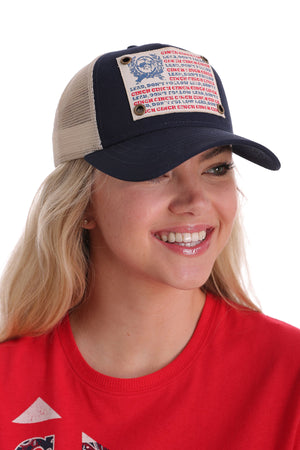 CINCH Women's Navy Mesh Back Trucker Cap