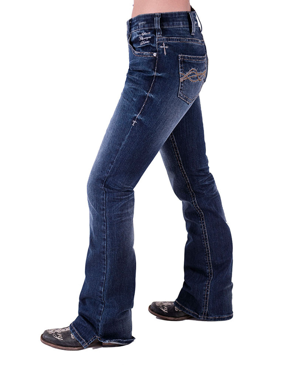 COWGIRL TUFF Women's Inspire Dark Jean