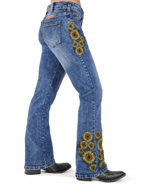 COWGIRL TUFF Women's Sunflower Jean