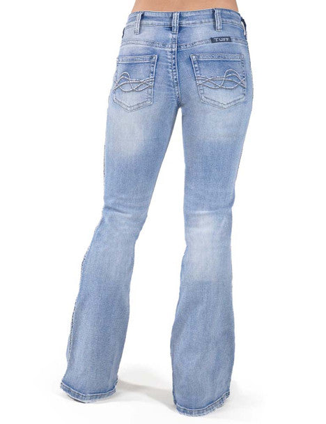 COWGIRL TUFF Women's Zigzag Flare Jean