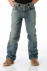 CINCH Boy's Low Rise Medium Stone Jeans (Slim/Regular)