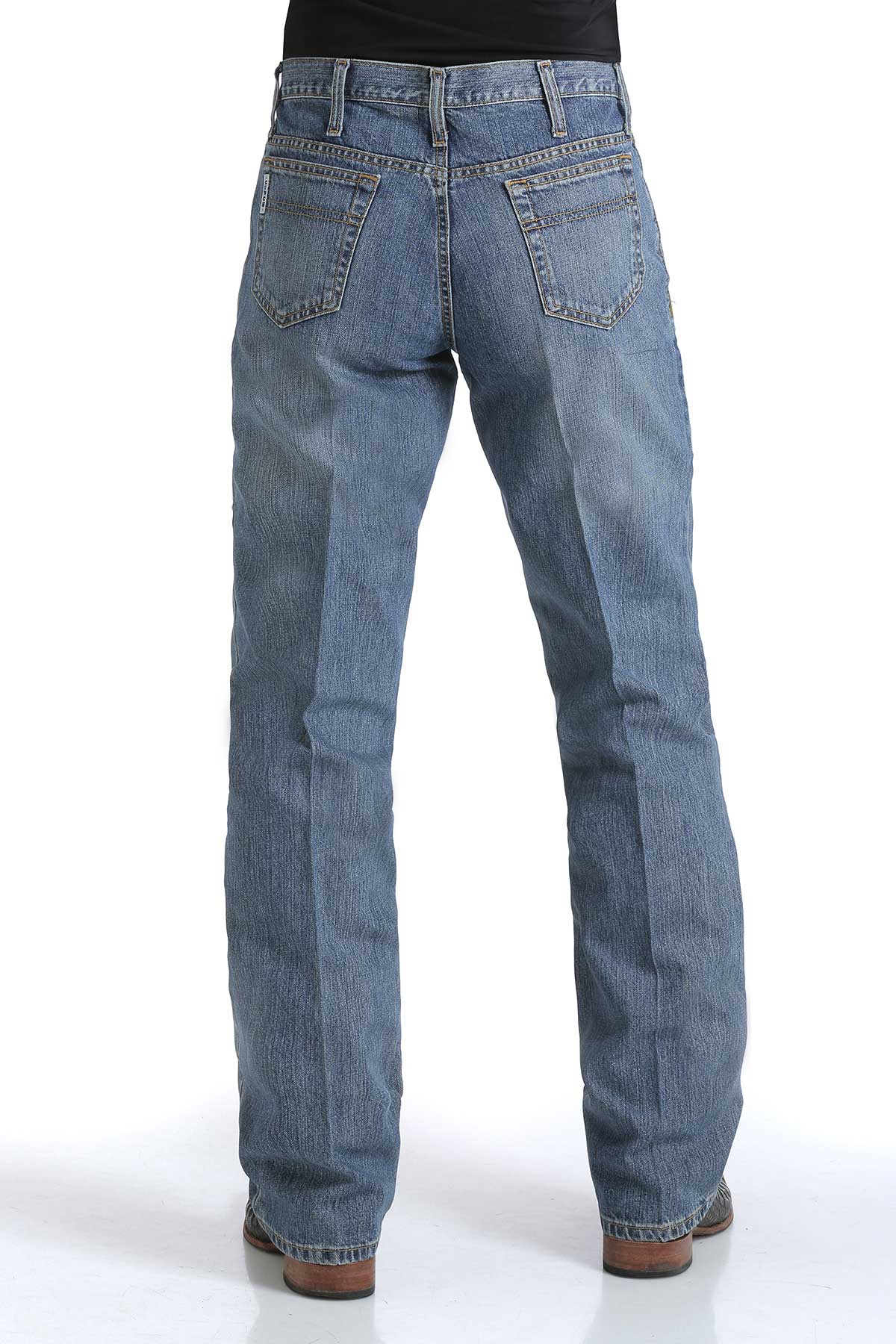 CINCH Men's Relaxed Fit White Label Jeans - Medium Stonewash
