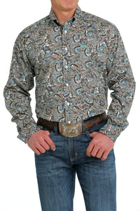 CINCH Men's Paisley Button-Down Western Shirt