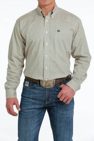 CINCH Men's White Button-Down Western Shirt