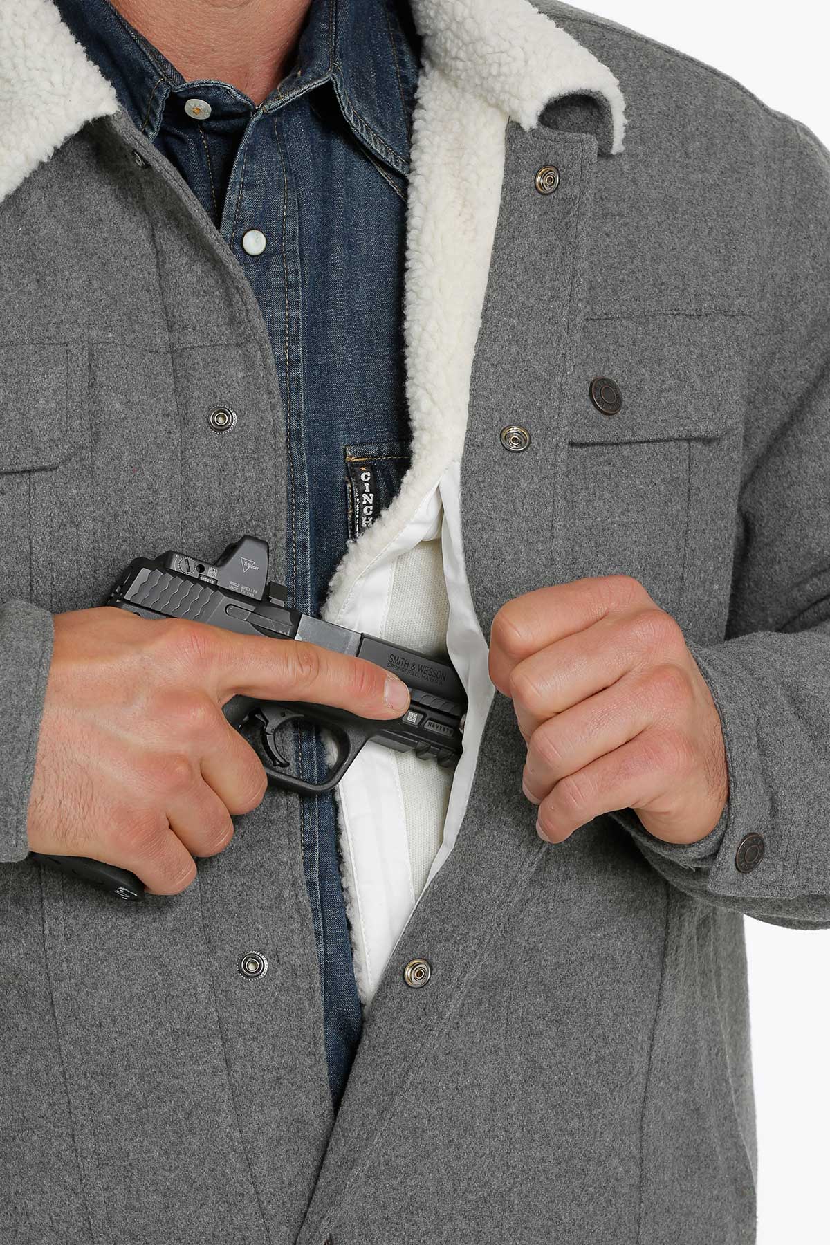 CINCH Men's Concealed Carry Trucker Jacket – Love on a Hanger Western  Boutique