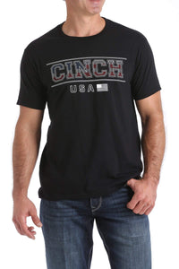 CINCH Men's Black Classic Logo Tee